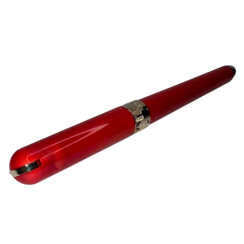 Pineider Avatar UR Deluxe Rollerball Pen, Devil Red, Made In Italy
